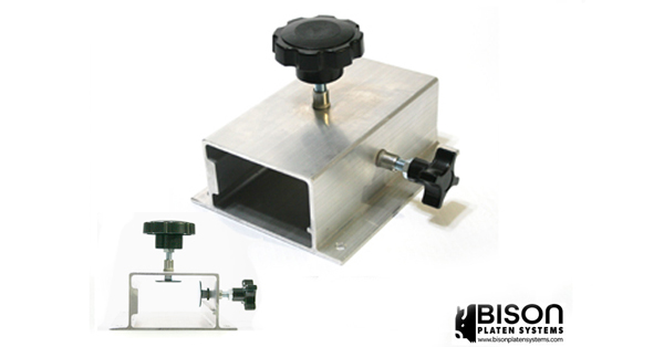 Single Bison screen printing platen bracket